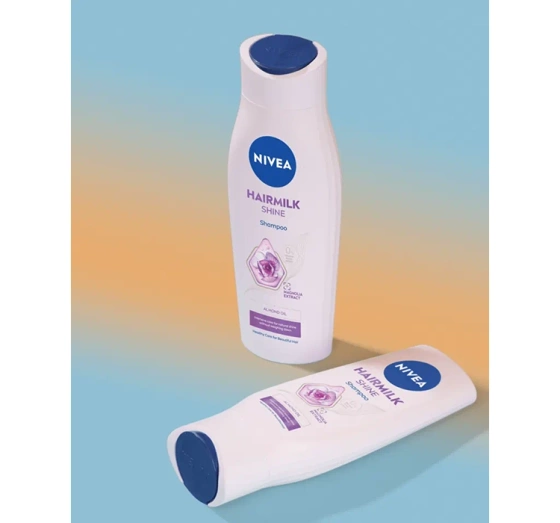 NIVEA Hairmilk Shine Haarshampoo für natürlichen Glanz 400 ml
