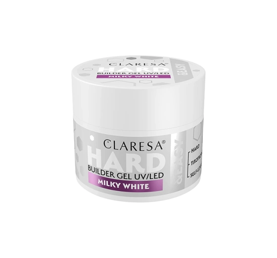 Kliknij na zdjęcie, aby je powiększyć Claresa Hard & Easy Aufbaugel Milky White 12 g