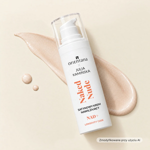 Orientana x Julia Kamińska Longevity Code Naked Nude NAD+ Satin-Creme für Haut, die Feuchtigkeit und Geschmeidigkeit benötigt, 30 ml