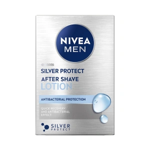 NIVEA MEN Silver Protect After Shave Lotion – Rasierwasser für Männer, 100 ml
