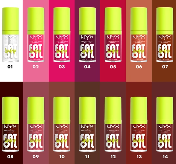 NYX PROFESSIONAL MAKEUP FAT OIL LIP DRIP LIPGLOSS 10 SPLASH OF CREAM 4,8ML 