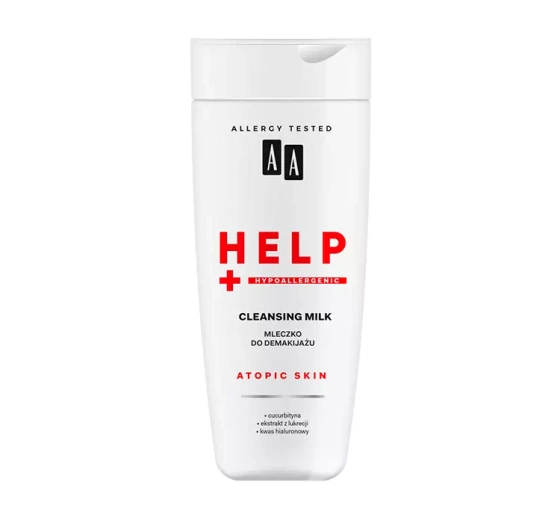 AA HELP REINIGUNGSMILCH ZUR MAKE-UP-ENTFERNUNG ATOPISCHE HAUT 200ML