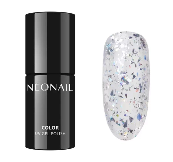 Kliknij na zdjęcie, aby je powiększyć NEONAIL CRAZY IN DOTS HYBRDILACK 9238 SILVER CONFETTI 7,2ML
