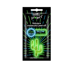 Selfie Project Love Neon Mattierende Peel-Off-Maske Green 10ml