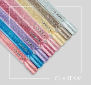 CLARESA SOAK OFF HYBRIDLACK FULL GLITTER 2 5ML