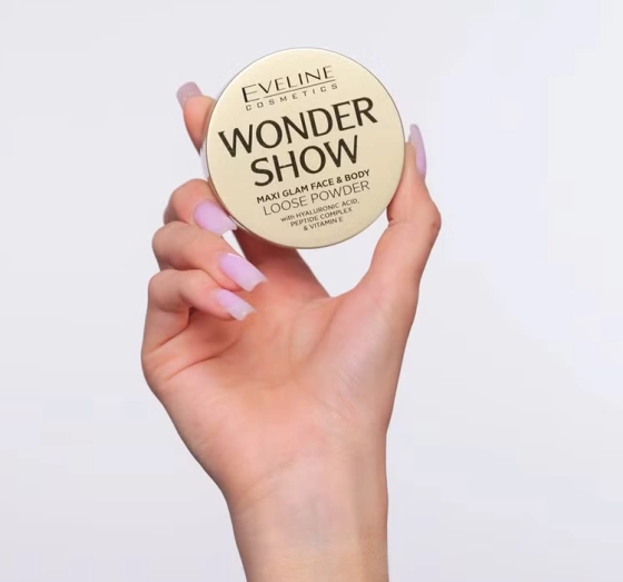 Eveline Wonder Show Loser Puder für Gesicht und Körper Maxi Glam 6g