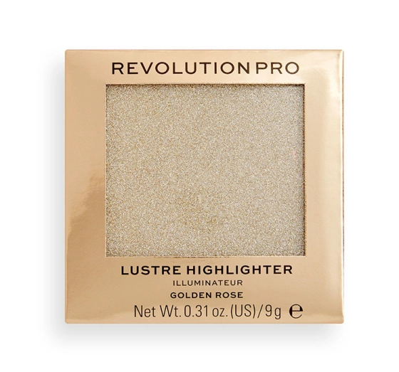 Kliknij na zdjęcie, aby je powiększyć REVOLUTION PRO LUSTRE HIGHLIGHTER FÜR GESICHT GOLDEN ROSE 9G