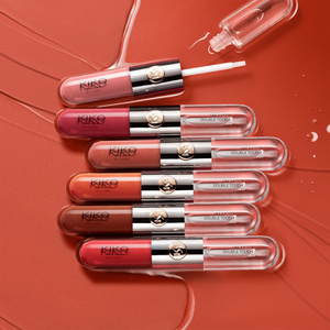  KIKO Milano Unlimited Double Touch Zweiteiliger Flüssiglippenstift 114 Orange Red 2x3ml