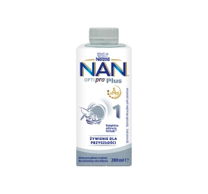 Nestle NAN Optipro Plus 1 Hm-O Flüssige Anfangsnahrung für Säuglinge ab Geburt 200ml