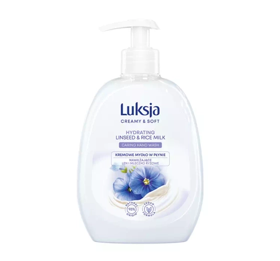 LUKSJA CREAMY & SOFT FLÜSSIGSEIFE LEIN REISMILCH 500ML