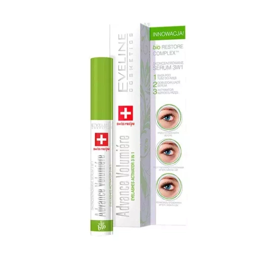 EVELINE 3IN1 KONZENTRIERTES WIMPERNSERUM 10 ML