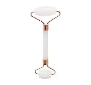 FLUFF FACE ROLLER FÜR GESICHTSMASSAGE WEISSER JADEIT