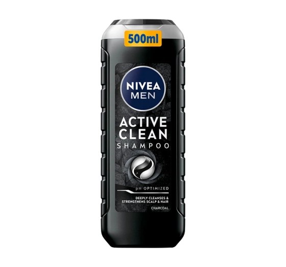 Kliknij na zdjęcie, aby je powiększyć NIVEA MEN Active Clean Pflegendes Herrenshampoo 500 ml