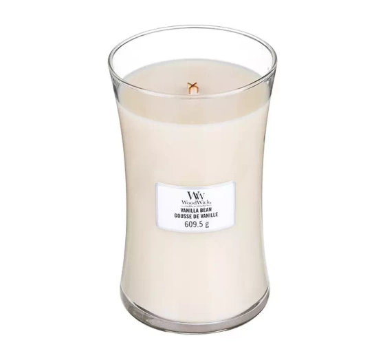 Kliknij na zdjęcie, aby je powiększyć WOODWICK LARGE JAR CANDLE DUFTKERZE VANILLA BEAN 610G