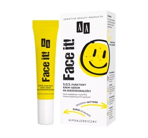 AA FACE IT! S.O.S. SPOT CREME-SERUM FÜR UNVOLLKOMMENHEITEN 15ML