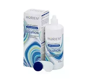 HORIEN ULTRA COMFORT REINIGUNGSFLÜSSIGKEIT FÜR KONTAKTLINSEN 360ML + BEHÄLTER