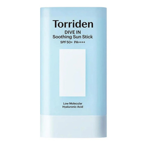 Torriden Dive In Soothing Sun Stick – beruhigende Gesichtscreme mit Sonnenschutz als Stick, LSF 50+ PA++++, 19 g