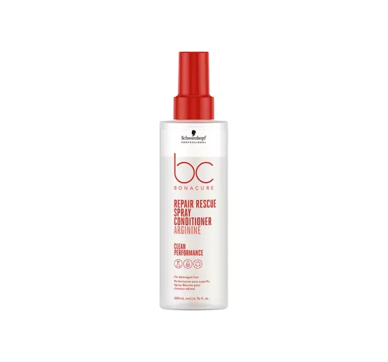 Kliknij na zdjęcie, aby je powiększyć SCHWARZKOPF BC BONACURE REPAIR RESCUE SPRAY-CONDITIONER 200ML