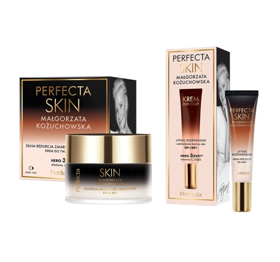 Kliknij na zdjęcie, aby je powiększyć Perfecta Małgorzata Kożuchowska Geschenkset Creme 60+ 50 ml + Augencreme 50+/60+ 15 ml