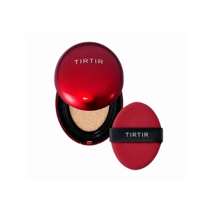 TIRTIR Mask Fit Red Cushion SPF40 PA++ langanhaltende Mini-Gesichtsgrundierung in Kompaktform 21N Ivory 4,5 g