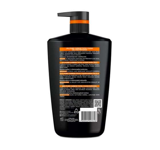 L'Oréal Paris Men Expert Pure Carbon 5in1 Duschgel 1000 ml