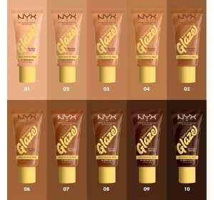 NYX Professional Makeup Buttermelt Glaze Creme-Foundation mit SPF30 05 Chai Butta 30 ml 