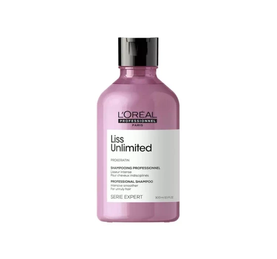 Kliknij na zdjęcie, aby je powiększyć LOREAL PROFESSIONNEL SERIE EXPERT LISS UNLIMITED SHAMPOO 300ML