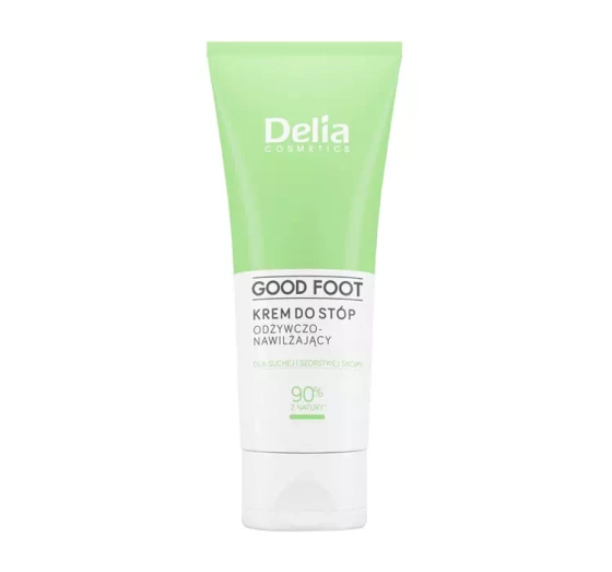 Kliknij na zdjęcie, aby je powiększyć DELIA GOOD FOOT PFLEGENDE UND FEUCHTIGKEITSSPENDENDE FUSSCREME 100ML
