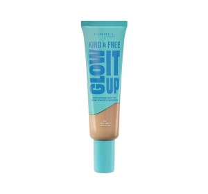 Rimmel Kind & Free Glow It Up Leichte feuchtigkeitsspendende Foundation 103 True Ivory 30ml
