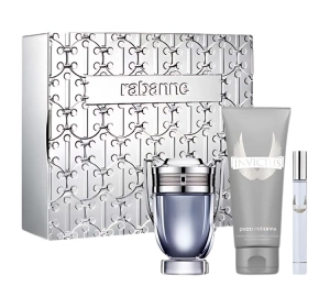 PACO RABANNE INVICTUS EDT SPRAY 100ML + 10ML + SG 100ML SET