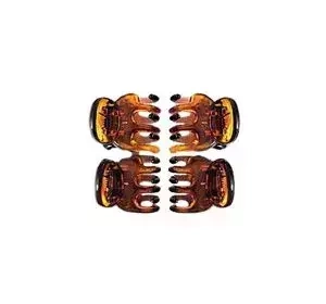 DONEGAL 5819 MINI HAARKLAMMER BERNSTEIN 4 STÜCK