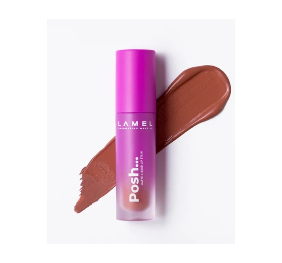 Kliknij na zdjęcie, aby je powiększyć Lamel Posh Matte Liquid Lip Stain Lippenstift 404 Blush Pink 4ml