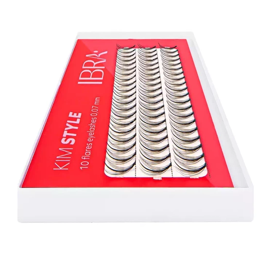 IBRA KIM STYLE KÜNSTLICHE WIMPERBÜNDEL SCHWARZ 12MM