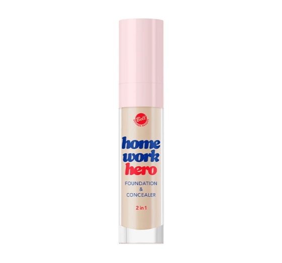 Bell School Of Cool Homework Hero Foundation & Concealer 2in1 02 Beige Buddy 8,5 g