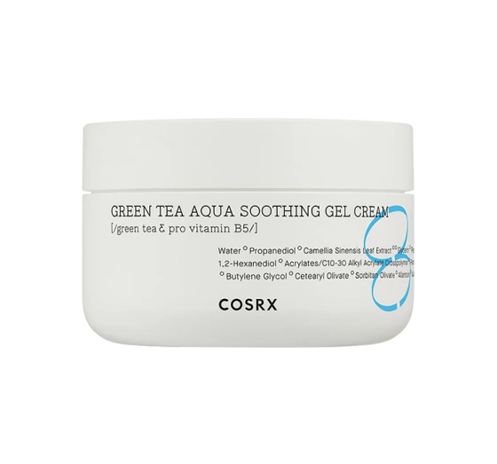Kliknij na zdjęcie, aby je powiększyć COSRX HYDRIUM GREEN TEA AQUA SOOTHING GEL CREAM GESICHTSCREME 50ML