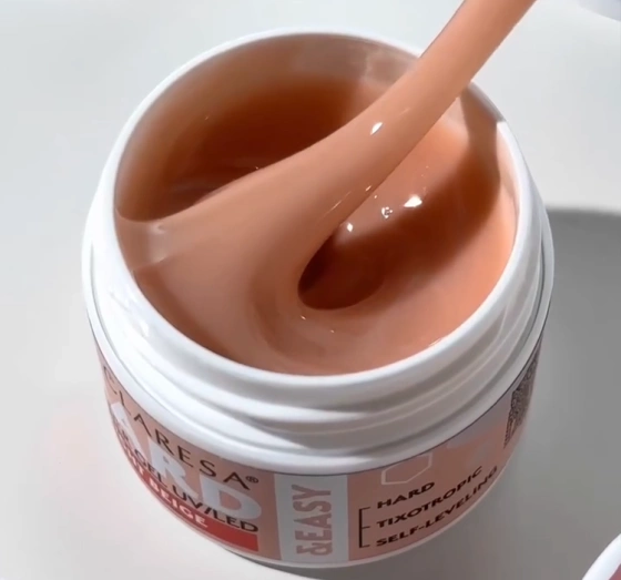 Kliknij na zdjęcie, aby je powiększyć Claresa Hard & Easy Aufbaugel Light Beige 12 g