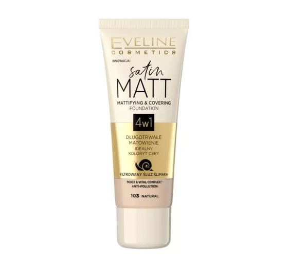 EVELINE SATIN MATT MATTIERENDE GRUNDIERUNG 103 NATURAL 30ML