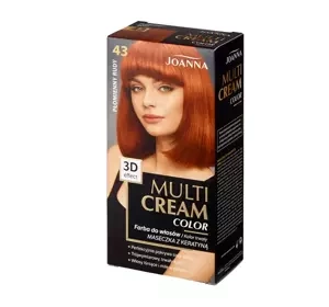 Joanna Multi Cream Color Haarfarbe 43 Flammendes Rot