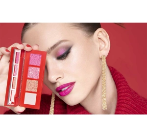 PUPA HOLIDAY LAND PALETTE MIT 4 LIDSCHATTEN 001 ECCENTRIC PINK 5,2G