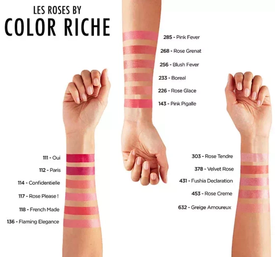 LOREAL COLOR RICHE LIPPENSTIFT  BOIS DE ROSE 302