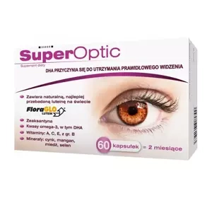 SuperOptic Nahrungsergänzungsmittel zur Verbesserung des Sehkomforts, 60 Kapseln