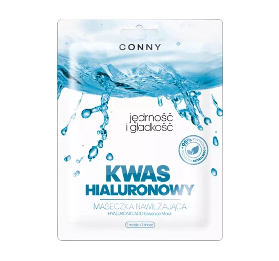 Kliknij na zdjęcie, aby je powiększyć CONNY FEUCHTIGKEITSSPENDENDE TUCHMASKE MIT HYALURONSÄURE 1 STÜCK