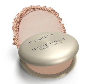 Claresa Matte Touch Finish Powder Mattierender gepresster Puder 01 10 g