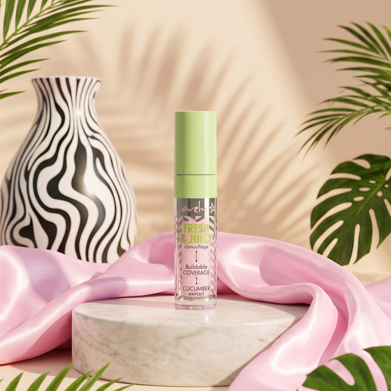 Kliknij na zdjęcie, aby je powiększyć Lovely Fresh & Juicy Camouflage – rosa Concealer für das Gesicht, 4–4,5 g