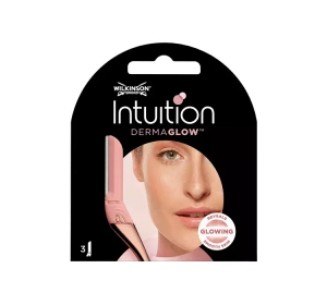 WILKINSON SWORD INTUITION DERMAGLOW ERSATZKÖPFE FÜR DAS PROFESSIONELLE DERMAPLANING-GERÄT, 3 STÜCK