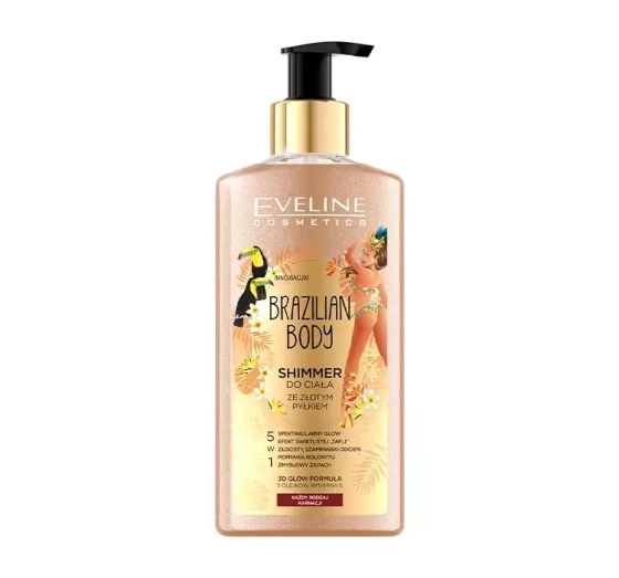 Kliknij na zdjęcie, aby je powiększyć EVELINE BRAZILIAN BODY KÖRPER-SHIMMER150ML