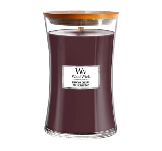 WoodWick Jar Candle Duftkerze „Phantom Cherry“ 610 g 