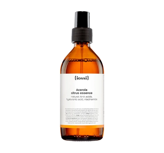 IOSSI ACEROLA ZITRUS ESSENZ MIT AHA-SÄUREN HYALURONSÄURE UND NIACINAMID 200ML