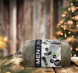 NIVEA MEN SENSITIVE ELEGANCE KOSMETIKSET FÜR MÄNNER MIT KOSMETIKTASCHE