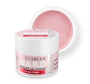 Claresa Hard & Easy Aufbaugel für Nägel Glam Pink 45 g